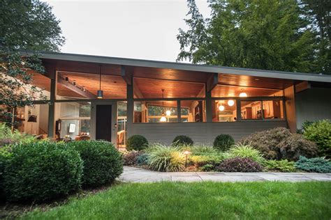 mid century modern house roofing